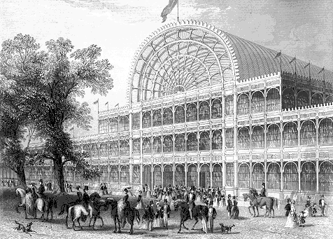 Historický pavilón Crystal Palace v Londýne, Zdroj: Wikipedia